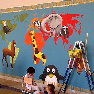 pintura-mural-a-escola-els-llorers-2